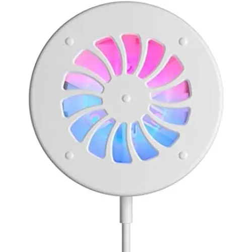 Bticx Phone Cooler, Silent Mobile Phone Cooling Fan, Effective Heat Dissipation, Portable Magnetic Heatsink for Mobile Phones Tablets Over 4.5 inches - Gift for Game Lover Bticx Phone Cooler, Silent Mobile Phone Cooling Fan, Effective Heat Dissipation, Portable Magnetic Heatsink for Mobile Phones Tablets Over 4.5 inches - Gift for Game Lover