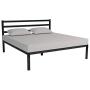 Zinus Mia Modern Studio 14 Inch Platform 1500H Metal Bed Frame With Headboard, King,AZ-ASMPH-15K,Black
