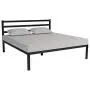 Zinus Mia Modern Studio 14 Inch Platform 1500H Metal Bed Frame With Headboard, King,AZ-ASMPH-15K,Black