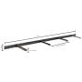 Sheppard Brackets - Floating Shelf Bracket (46 inch) - Heavy Duty - Metal Commercial Grade - Hidden Hardware for Decorative Wall Shelves.