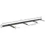 Sheppard Brackets - Floating Shelf Bracket (46 inch) - Heavy Duty - Metal Commercial Grade - Hidden Hardware for Decorative Wall Shelves.