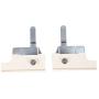 1 Pair Metal Knitting Machine Accessory Auxiliary Piece Unit Left/Right Spare Part for SK218 SK272 SK270