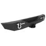 Rear Bumper Textured Black w/2'' Hitch Receiver For 2007-2018 Jeep Wrangler JK