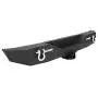 Rear Bumper Textured Black w/2'' Hitch Receiver For 2007-2018 Jeep Wrangler JK