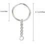 Metal Split Keychain Rings with Chain Keychain Ring with Open Jump Ring Connector 1inch/25mm Key Rings Nickel Plated Split Key Rings with Chain and Jump Rings Bulk for Keychain Lanyard 120pcs Hywei Metal Split Keychain Rings with Chain Keychain Ring with Open Jump Ring Connector 1inch/25mm Key Rings Nickel Plated Split Key Rings with Chain and Jump Rings Bulk for Keychain Lanyard 120pcs Hywei