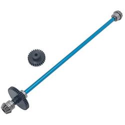 Spare Parts Differential Central Drive Shaft Motor Gear for WLtoys 124018 124019 Parts 1/12 Scale RC Car Buggy Accessory Fittings - 2pcs Blue