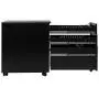 Bonnlo Mobile File Cabinet with Lock, 3 Smooth Gliding Drawers and Wheels for Home Office, Fully Assembled Except Casters, Black Bonnlo Mobile File Cabinet with Lock, 3 Smooth Gliding Drawers and Wheels for Home Office, Fully Assembled Except Casters, Black
