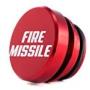 Kei Project Billet Aluminum Cigarette Lighter Plug Delete Universal Fitment Fits Most (Fire Missile)