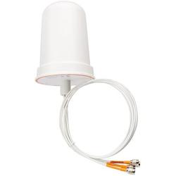 Cisco Aironet Dual-Band Omnidirectional Wi-Fi Antenna, 4 dBi (2.4 GHz)/4 dBi (5 GHz), MIMO (4 Ports), Wall/Mast Mount, 1-Year Limited Hardware Warranty (AIR-ANT2544V4M-R=)