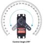 ZOSKAY 1X DS3218 Update servo 20KG Full Metal Gear Digital servo Baja servo Waterproof servo for Baja Cars( Control Angle 270)