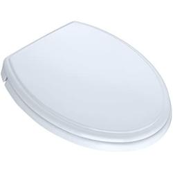 TOTO SS154#01 Traditional SoftClose Elongated Toilet Seat, Cotton White