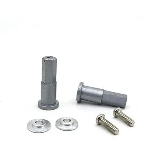 JVSISM 2PCS 5mm Metal Combiner Wheel Hub Hex for WPL D12 1/10 RC Truck Car Upgrade Parts Accessories,2 JVSISM 2PCS 5mm Metal Combiner Wheel Hub Hex for WPL D12 1/10 RC Truck Car Upgrade Parts Accessories,2