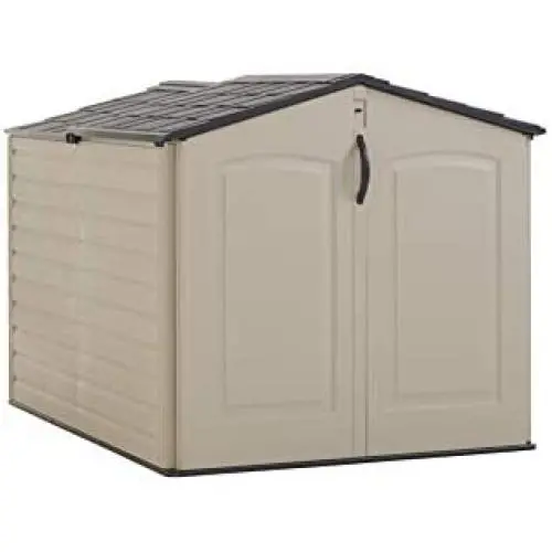 Rubbermaid Slide-Lid Resin Weather Resisrant Outdoor Garden Storage Shed, Roughneck Rubbermaid Slide-Lid Resin Weather Resisrant Outdoor Garden Storage Shed, Roughneck