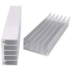 Awxlumv Aluminum Chipset Heat Sink 120 x 40 x 20 mm / 4.72 x 1.57x 0.79 inch Diffusion Cooling Fin Comb Heatsink Cooler 2Pcs