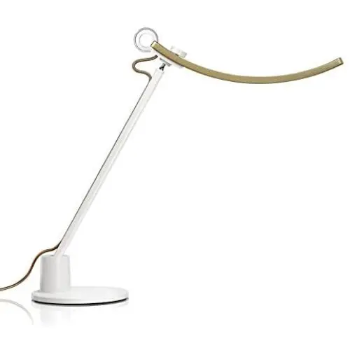 BenQ Gold Genie E-Reading LED Worlds First Desk Lamp for Monitors-Eye Care, Modern, Ergonomic, Dimmable, Warm/Cool White-Perfect for Designers, Engineers, Architects, Studying, Gaming BenQ Gold Genie E-Reading LED Worlds First Desk Lamp for Monitors-Eye Care, Modern, Ergonomic, Dimmable, Warm/Cool White-Perfect for Designers, Engineers, Architects, Studying, Gaming