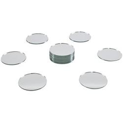 Super Z Outlet Mini Round 2'' Inch Small Glass Mirror Circles for Arts & Crafts Projects, Traveling, Framing, Decoration (50 Pieces)