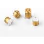 Metal Bullet Buttons for Xbox One Controller, Replacement Parts Bullet Thumbsticks Analog Joystick & A B X Y Buttons Set Mod Kits for Xb1 Controller with Installation Tools(Retro Design-Gold)