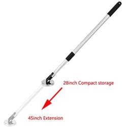 Fabcell Telescoping Magnetic Pickup tool - Screws Parts Finder Magnet Sweeper/45 Inch Super Strength Extendable Telescopic Magnetic Pick-up