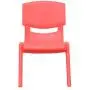 Flash Furniture Red Plastic Stackable School Chair with 10.5 Seat Height Flash Furniture Red Plastic Stackable School Chair with 10.5 Seat Height