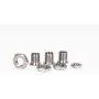 Kei Project Katana Samurai Sword Shift Knob Shifter Katana VIP Metal Weighted with Adapters Fits Most Cars (Black/White)