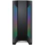LIAN LI LANCOOL 2 BLACK Tempered Glass ATX Case -Black Color -LANCOOL II -X