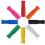 8 PCS Silicone Straw Tips, Multi Colored Food Grade Straws Nozzles Covers, Reusable Metal Straws Covers Fit for 1/4 Inch Wide(6MM Outer Diameter) Stainless Steel Straws