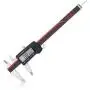 VINCA DCLA-0605 Electronic Digital Vernier Micrometer Caliper Measuring Tool Stainless Steel Large LCD Screen 0-6 Inch/150mm, Inch/Metric/Fractions, Red/Black VINCA DCLA-0605 Electronic Digital Vernier Micrometer Caliper Measuring Tool Stainless Steel Large LCD Screen 0-6 Inch/150mm, Inch/Metric/Fractions, Red/Black
