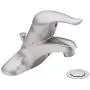 MOEN L4621BC Chateau One Handle Low-Arc Bathroom Faucet with Drain Assembly.5, Brushed Chrome MOEN L4621BC Chateau One Handle Low-Arc Bathroom Faucet with Drain Assembly.5, Brushed Chrome