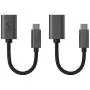 uni USB C to USB Adapter 2 Pack, Aluminum USB-C [Thunderbolt 3] to USB 3.0 Adapter OTG Cable Compatible for MacBook Pro 2020/2019/2018, MacBook Air/iPad Pro 2020, Dell XPS, Galaxy S21/Note10 and More