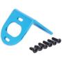 HobbyCrawler Adjustable 540 Motor Mounting Mount Fixed Bracket Holder for Wltoys 1/12 12428 12423 12628 FY01/02/03/04/05 Desert Buggy Short Course RC Car Upgrade Parts(Blue)