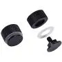 Newace Aluminum Welding Hood Fasteners Pipeliner Helmet Accessories Headgear Replacement Parts Screws 1 Pair(Black)
