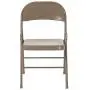 Flash Furniture HERCULES Series Double Braced Gray Metal Folding Chair Flash Furniture HERCULES Series Double Braced Gray Metal Folding Chair