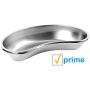 Dukal Stainless Steel Kidney Tray 6'', Emesis Basin 12 Oz. Kidney Shaped Emesis Basin. Reusable Metal Kidney Dish. Ideal for Soiled Dressings, Medical Waste, Liquid.