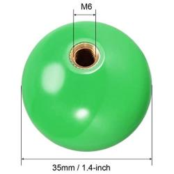 uxcell Joystick Ball Top Handle Rocker Round Head Arcade Fighting Game DIY Parts Replacement Green