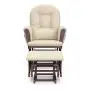 Storkcraft Premium Hoop Glider and Ottoman (Cherry Base, Beige Cushion) – Padded Cushions with Storage Pocket, Smooth Rocking Motion, Easy to Assemble, Solid Hardwood Base Storkcraft Premium Hoop Glider and Ottoman (Cherry Base, Beige Cushion) – Padded Cushions with Storage Pocket, Smooth Rocking Motion, Easy to Assemble, Solid Hardwood Base