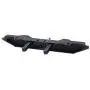 JVSISM Metal Rear Bumper with Trailer Hitch for 1/10 RC Crawler Car TRX4 Axial SCX10 III AXI03007 Upgrade Parts,Black