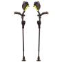 Crutches- Latest Generation Ergobaum by Ergoactives. 1 Pair of The''Pain Reduction'' Crutches