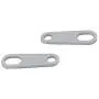 Unlimited Rider 2PCS Chrome Steel Motorcycle Indicator Rear Turn Signal Relocation Bracket Light Lamp Holder Shock Brackets for Harley Racer Bobber Chopper Old School Cafe Racer