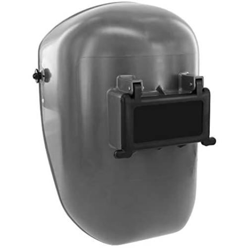 Fibre-Metal by Honeywell Tigerhood Classic Thermoplastic Welding Helmet with Speedy Loop Hard Hat Mount, Gray (5906GY)