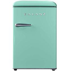 Galanz GLR25MGNR10 Retro Compact Refrigerator, 2.5 Cu Ft, Green