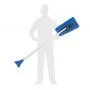 Snow Joe SJBLZD 2-in-1 Snow Broom with 18-Inch Foam Head + Large Ice Scraper, Blue Snow Joe SJBLZD 2-in-1 Snow Broom with 18-Inch Foam Head + Large Ice Scraper, Blue