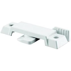 PRIME-LINE F 2590 Sash Lock for Vertical and Horizontal Sliding Windows – Replace Broken Sash Locks for Additional Home Security, 2-1/4” Mounting Hole Centers, White Diecast