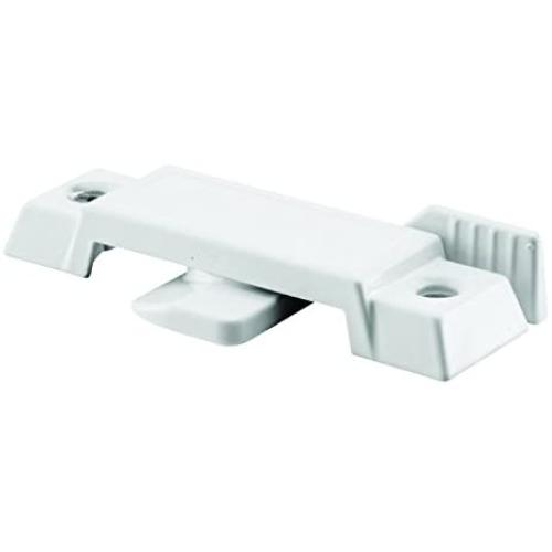 PRIME-LINE F 2590 Sash Lock for Vertical and Horizontal Sliding Windows – Replace Broken Sash Locks for Additional Home Security, 2-1/4” Mounting Hole Centers, White Diecast