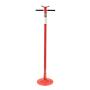 Sunex 6809A, Underhoist Support Stand, ¾ Ton Capacity, 12 Inch Diameter Base, Contoured Saddle, Bearing Mounted Spin Handle, Self-Locking ACME Threaded Screw, Supports Vehicle Components