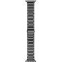 LDFAS Compatible for Apple Watch Band 44mm 42mm, Solid Stainless Steel Metal Link Bracelet Bands Replacement for iWatch Strap Compatible for Apple Watch SE Series 6/5/4/3/2/1, Gray