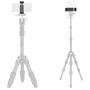 Selens Metal Tripod Phone Mount with Cold Shoe Mount Compatible with Most Cell Phone Smartphone Universal Holder Adapter Heavy Duty Clamp, Black