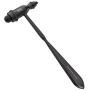 MDF Tromner Neurological Reflex Hammer with Pointed Tip Handle for Cutaneous and Superficial Responses - Free-Parts-for-Life (MDF555) (All Black (Blackout))