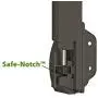 Trident 20 Inch Tall Black Magnetic Pool Child Safety Gate Latch | Keyed Alike | TRIDENT-20-BK-KA