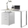 Coaster Home Furniture Brennan 3-Drawer Reversible set up Office Desk | White