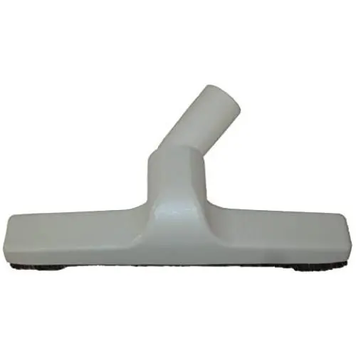 White 10 Inch Plastic Floor Brush with Horse Hair Bristles Tool Attachment Fits 1.25 Inch Vacuum Cleaner Wands, Wide Cleaning Path White 10 Inch Plastic Floor Brush with Horse Hair Bristles Tool Attachment Fits 1.25 Inch Vacuum Cleaner Wands, Wide Cleaning Path